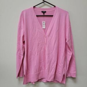 NWOT Talbots Women Pink Cardigan Size Lp